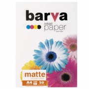 Папір BARVA A4 (IP-B190-057) струйный, белый, 190 г, матовая, двусторонняя, 50 л