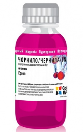 Чорнило ColorWay Epson T26/C79/91/110/R240/T30/TX100/200/S22/SX125, Magenta, 100 мл, (CW-EW400M01)