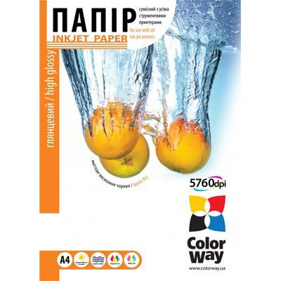 Папір ColorWay глянцевий 230г/м, A4, 20 л, (PG230020A4)