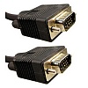 Кабель VGA 10 m D-Sub (VGA) 1 ферритовый фильтр Black 