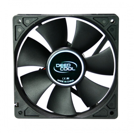 Вентилятор 120 mm Deepcool XFAN 120 3/4pin 120x120x25мм HB 1300 об/мин 26дБ, черный