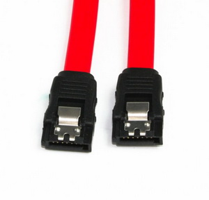 Шлейф Serial ATA III (6Gb/s) 0.3m с защелкой 