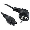 Кабель живлення 1.2 m  для БП ноутбуков 220v 3pin, Drobak (215335)
