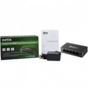 Комутатор мережевий NETIS ST3105S 5 портов RJ45 10/100 Мбит/с, автосогласование, 