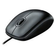Мишка Logitech B100 (910-003357) чорна оптична 800 dpi, USB
