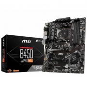 Мат.плата (B450) MSI B450-A PRO MAX, B450, 4xDDR4, CrossFire, Int.Video(CPU), 6xSATA3, 1xM.2, 1x