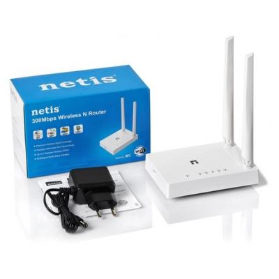 Маршрутизатор Netis W1  Wi-Fi 802.11 - b (до 11 Мбіт/с), g (до 54 Мбіт/с), n (до 300 Мбіт/с), вхідни