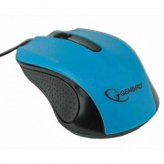 Мишка Gembird MUS-101-B Blue-Black , оптическая, 1200 dpi, USB