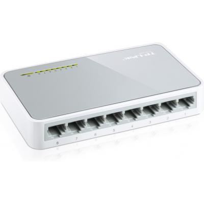 Комутатор мережевий TP-LINK TL-SF1008D 8 LAN 10/100 Mb, Unmanaged	