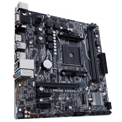 Мат.плата (A320) Asus PRIME A320M-K,  2xDDR4, Int.Video(CPU), 4xSATA3, 1xM.2, 1xPCI-E 16x 3.0, 2
