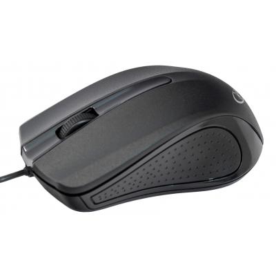 Мишка Gembird MUS-101 черная, оптическая, 1200 dpi, USB