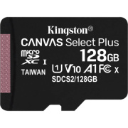 Карта пам'яті 128 GB microSDXC Kingston Class 10 Canvas Select Plus 100R A1 (SDCS2/128GBSP)