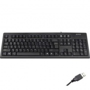 Клавіатура A4tech KR-83 USB Черная, USB, X-slim w/Ukr Comfort Key