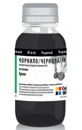 Чорнило ColorWay Epson T26/C79/91/110/R240/T30/TX100/TX200/S22/SX125, Black, 100 мл, EW400Bk (19815)