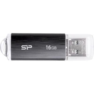 Флеш накопичувач USB 16 Gb Silicon Power Ultima U02 Black